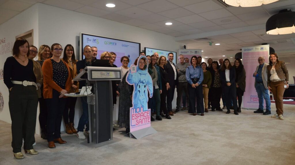 Photo de groupe journée des ambassadeurs Mon espace santé 2024