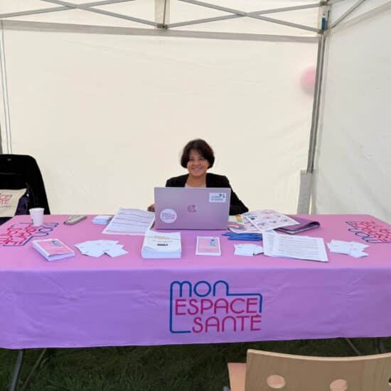 Stand Mon espace santé aux Abrets-en-Dauphiné